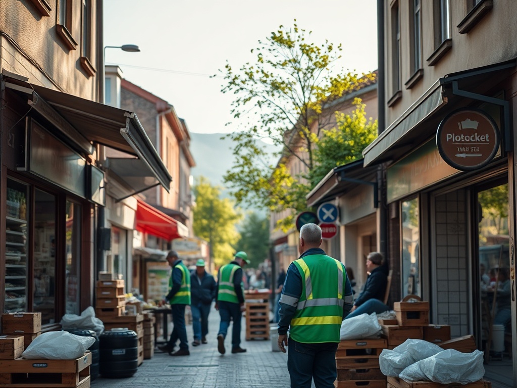 Logo Funduszy Europejskich nad mapą Wałcza, symbolizujące inwestycje z UE