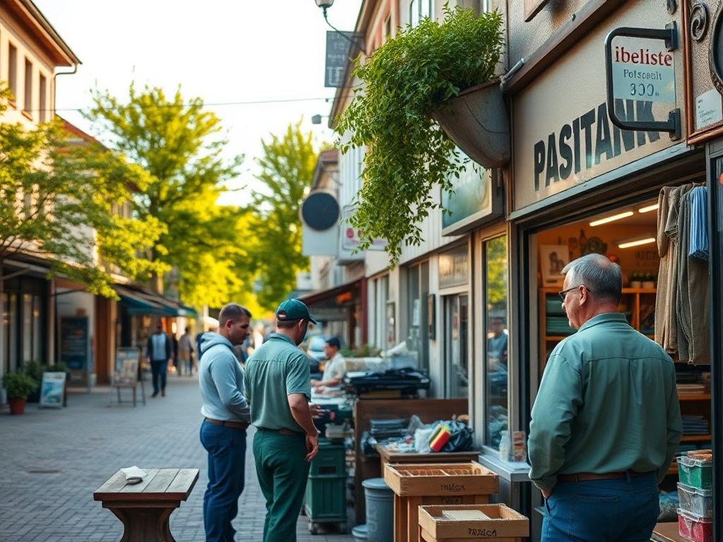 Grafika symbolizująca dotacje dla projektu "Przyjazna Kamienica" w Wałczu