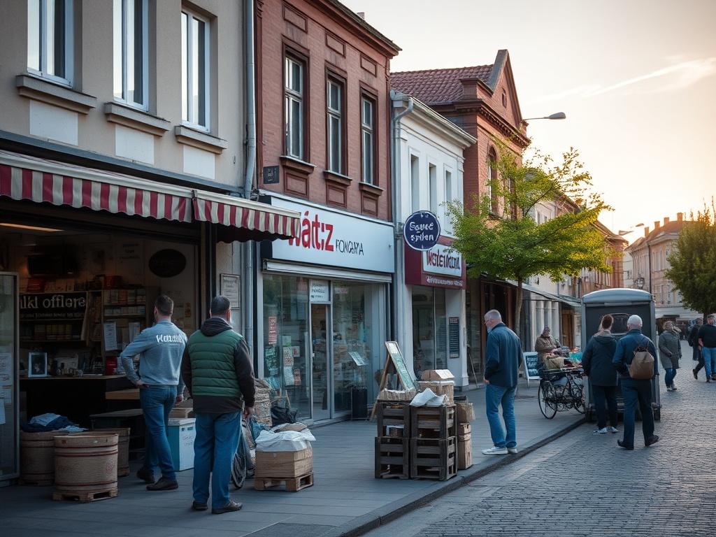 Wykresy danych GUS dla Wałcza pokazujące trendy demograficzne i gospodarcze